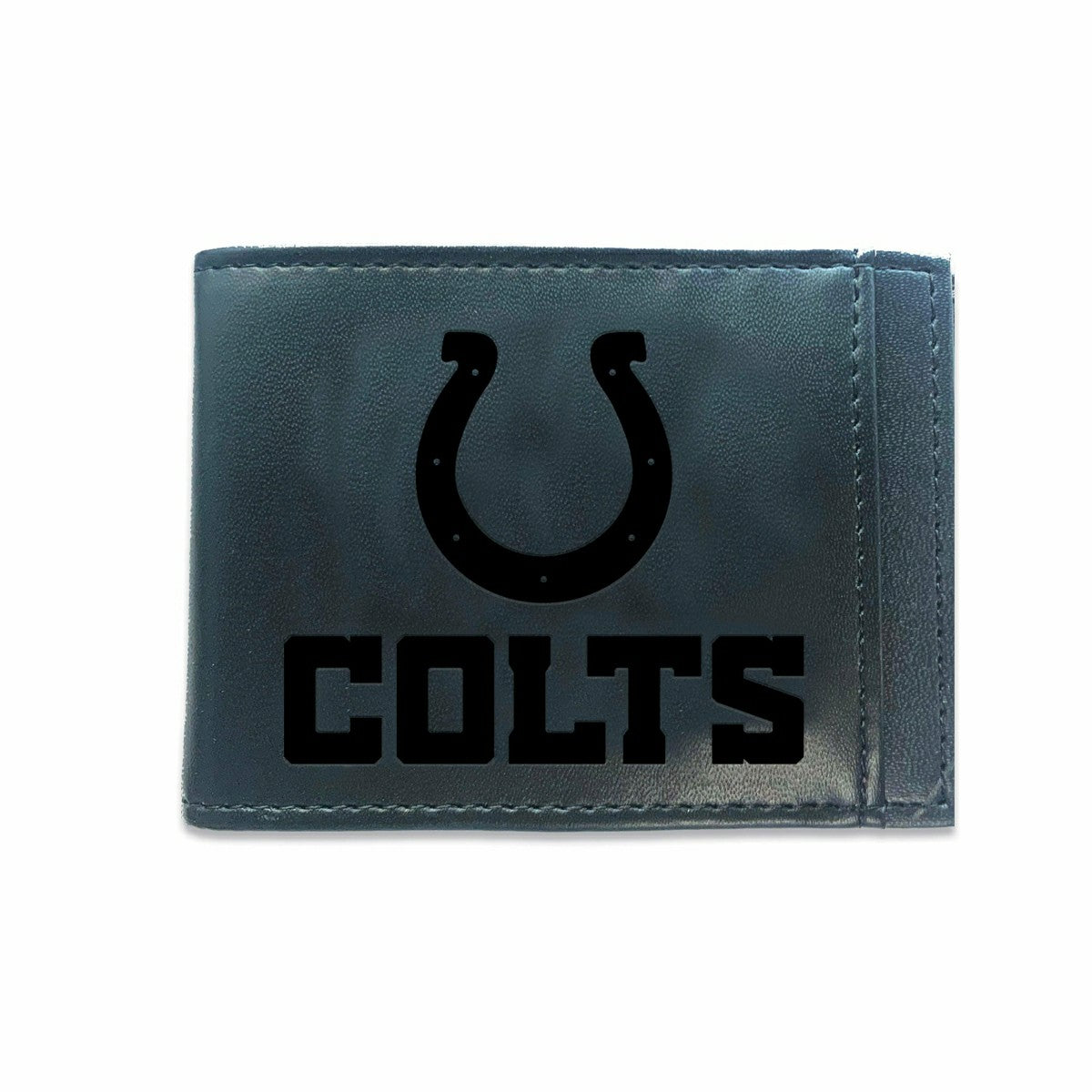 Front Pocket Wallet w/ RFID Blocking, Indianapolis Colts, Black - NFL Home