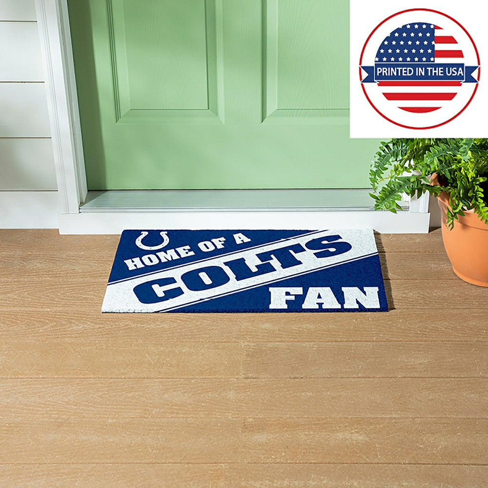 Indianapolis Colts, PVC Mat COLOR, Home of a Fan - NFL