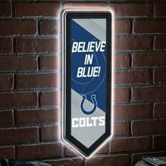 LED Wall Decor, Pennant, Indianapolis Colts - NFL Home