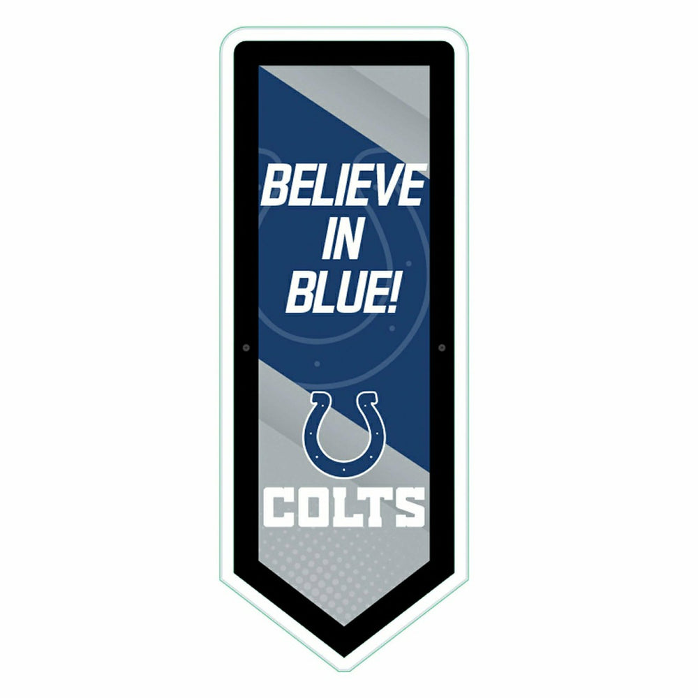 LED Wall Decor, Pennant, Indianapolis Colts - NFL Home