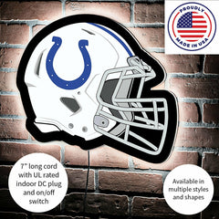 LED Wall Decor, Helmet, Indianapolis Colts - NFL Home