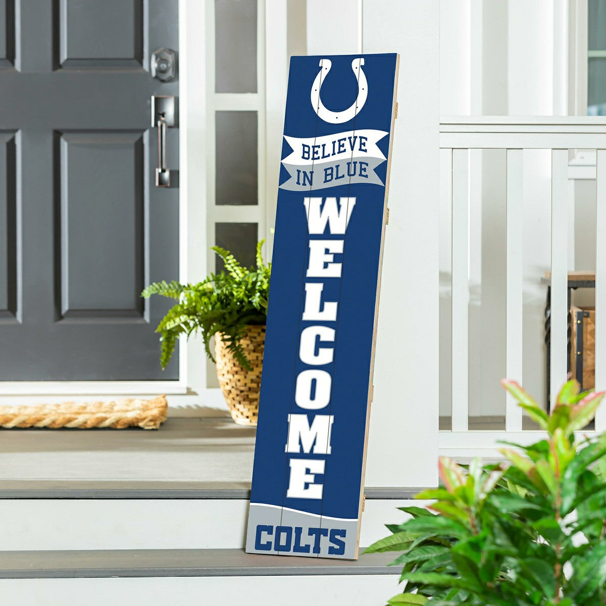 Indianapolis Colts Large Single Sided Leaner, 46" - NFL Home