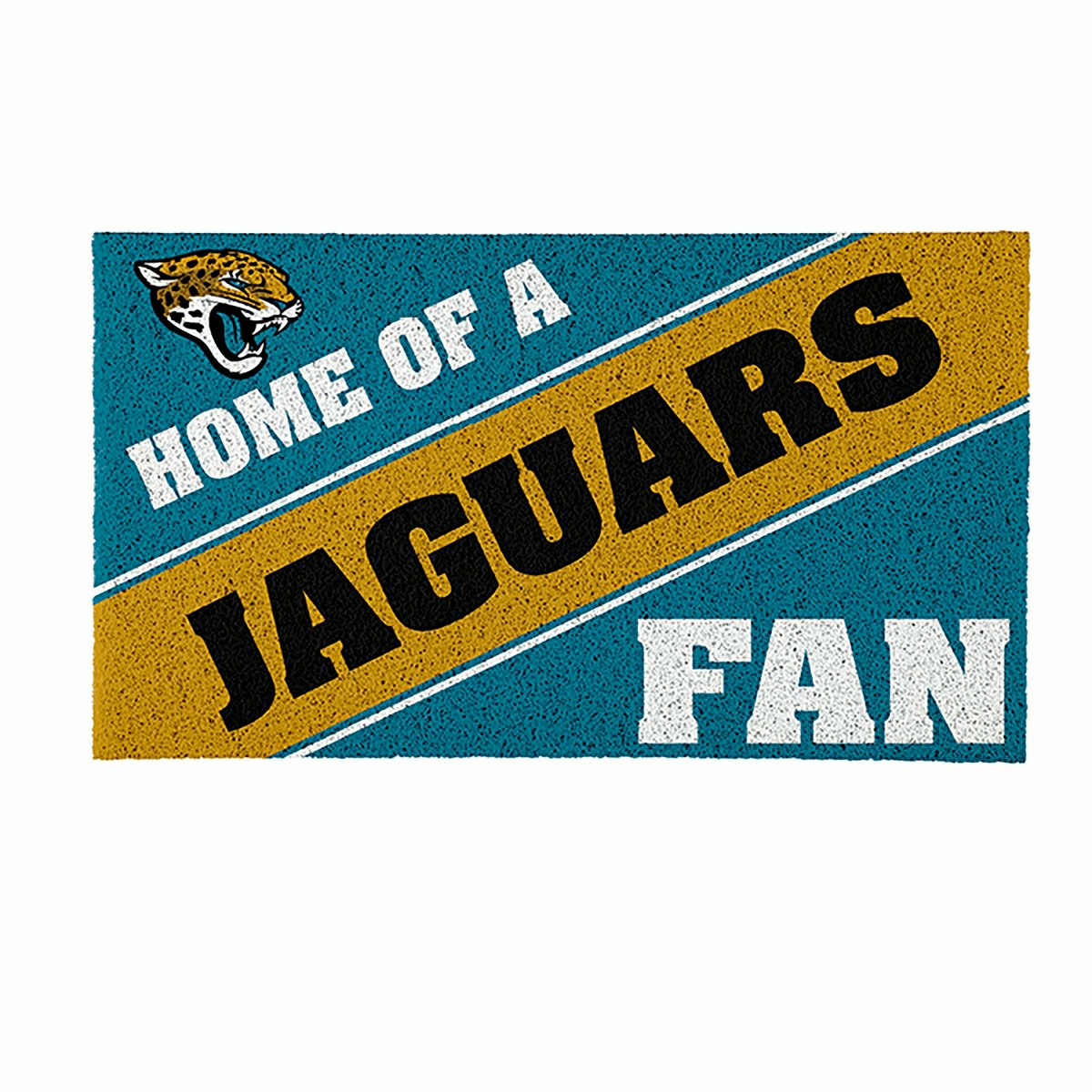 Jacksonville Jaguars, PVC Mat COLOR, Home of a Fan - NFL