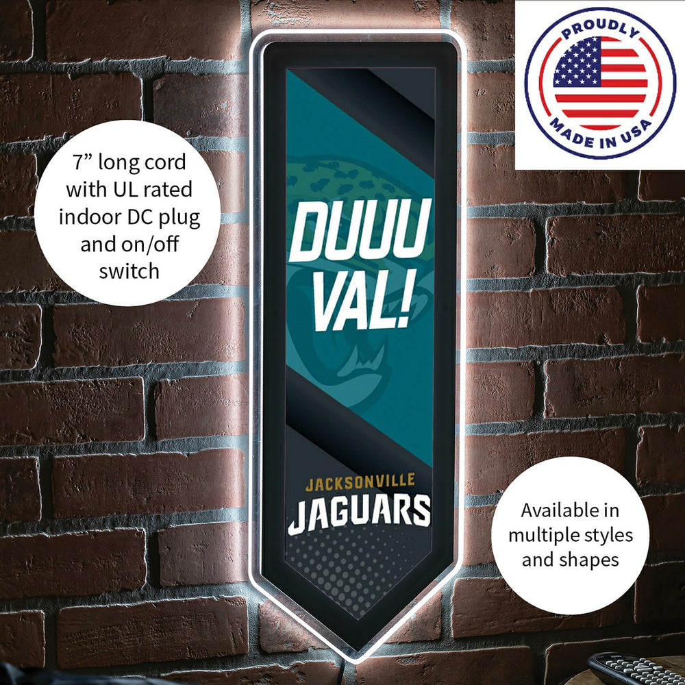 LED Wall Decor, Pennant, Jacksonville Jaguars - NFL Home