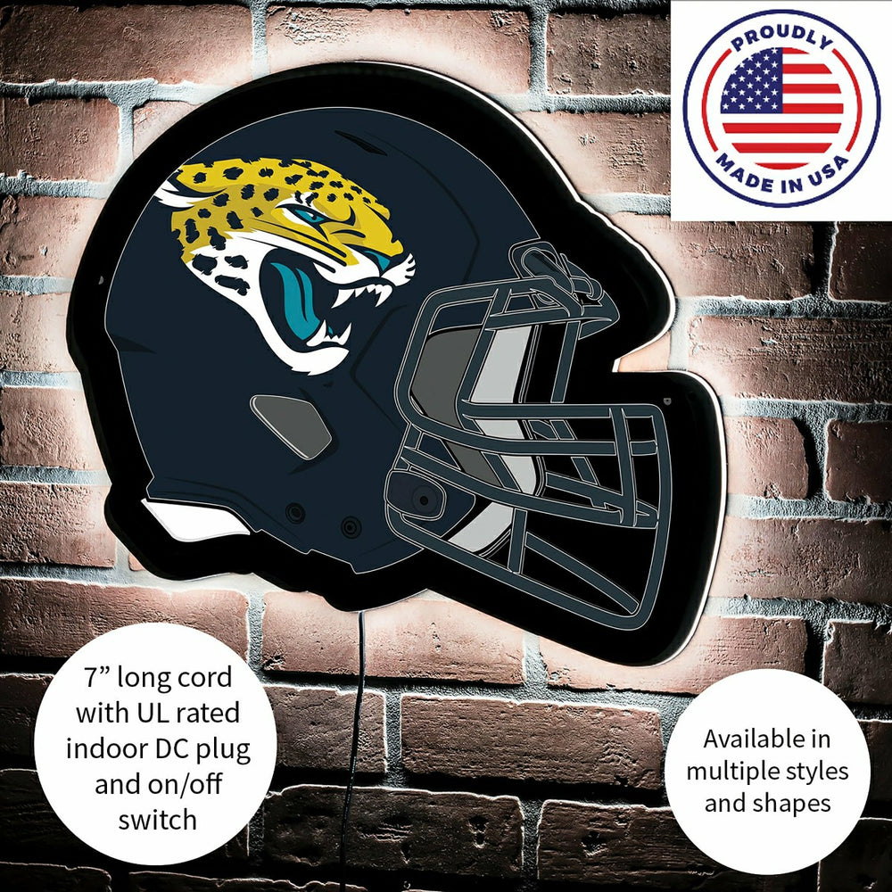 LED Wall Decor, Helmet, Jacksonville Jaguars - NFL Home