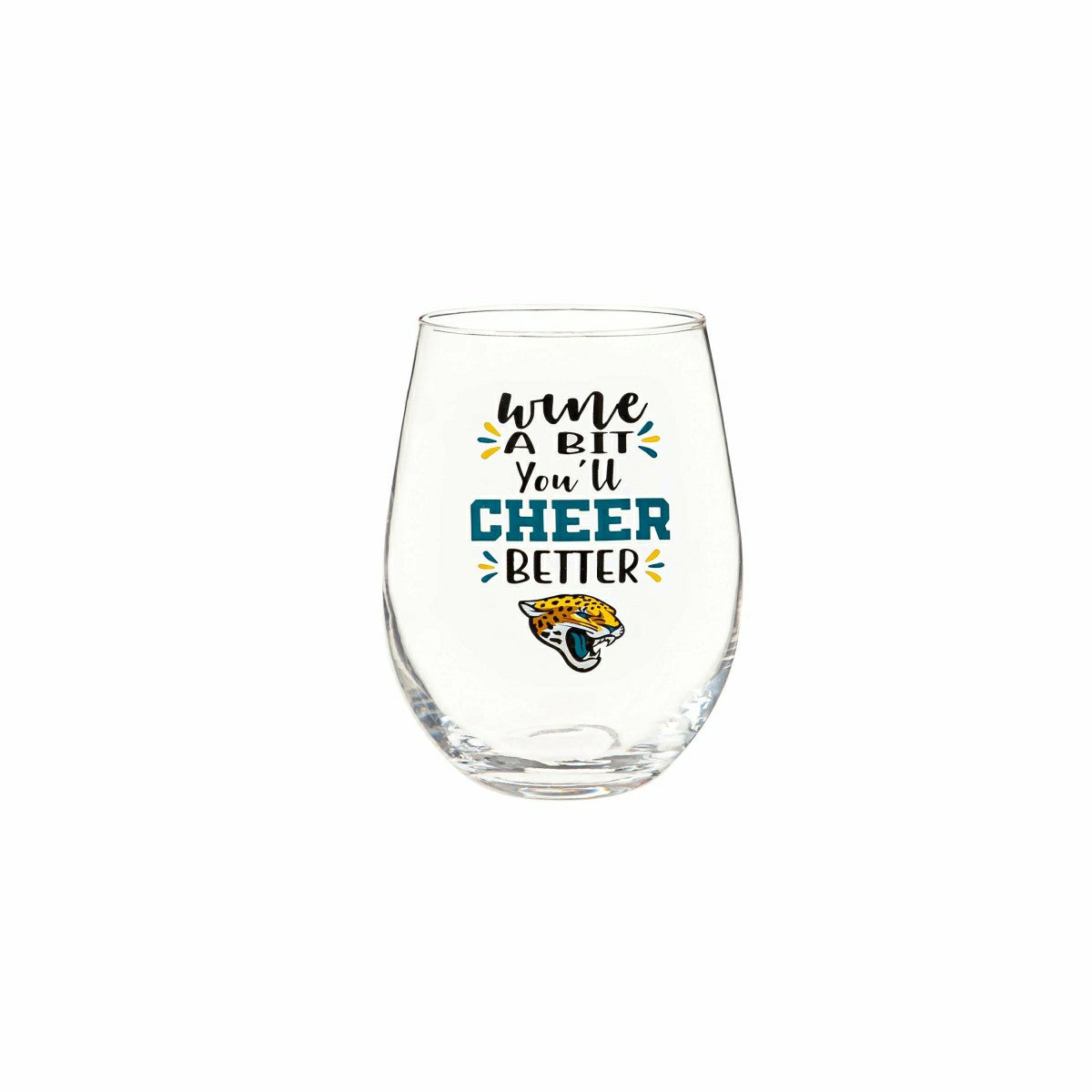 Jacksonville Jaguars, 17oz Boxed Stemless Wine - NFL Home