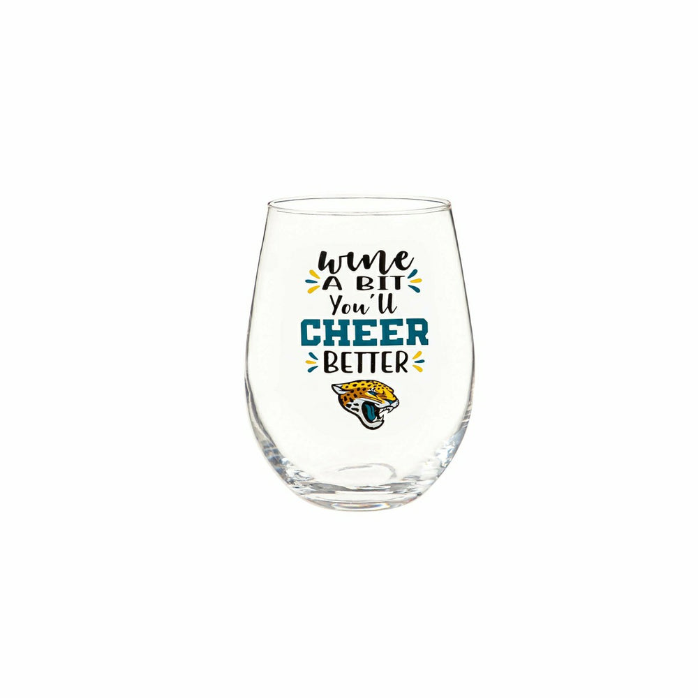 Jacksonville Jaguars, 17oz Boxed Stemless Wine - NFL Home