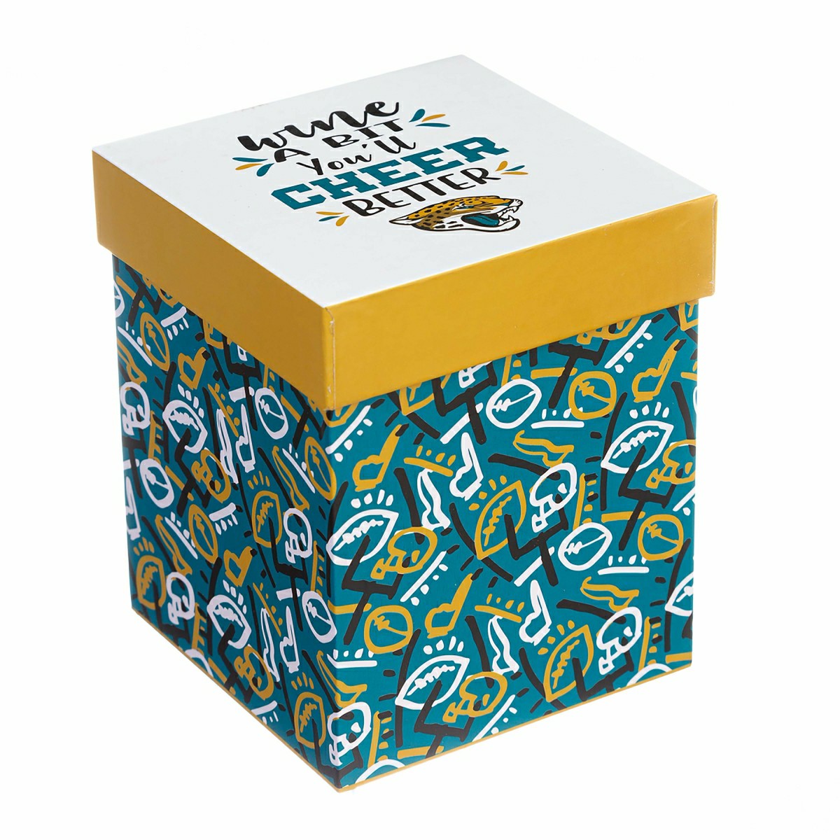 Jacksonville Jaguars, 17oz Boxed Stemless Wine - NFL Home