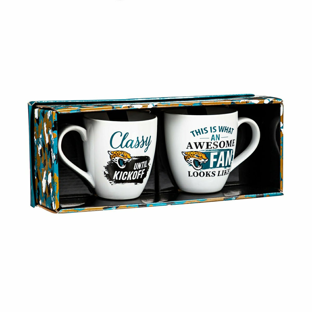 Jacksonville Jaguars, Ceramic Cup O'Java 17oz Gift Set - NFL Home