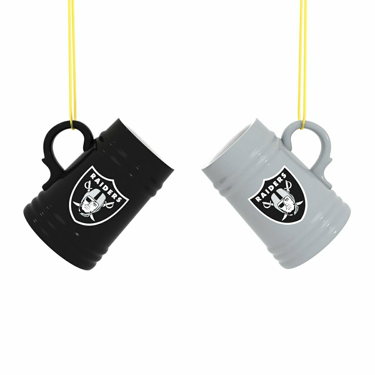 Las Vegas Raiders Ceramic Mini Stein, 3oz, set of 2 - NFL Home