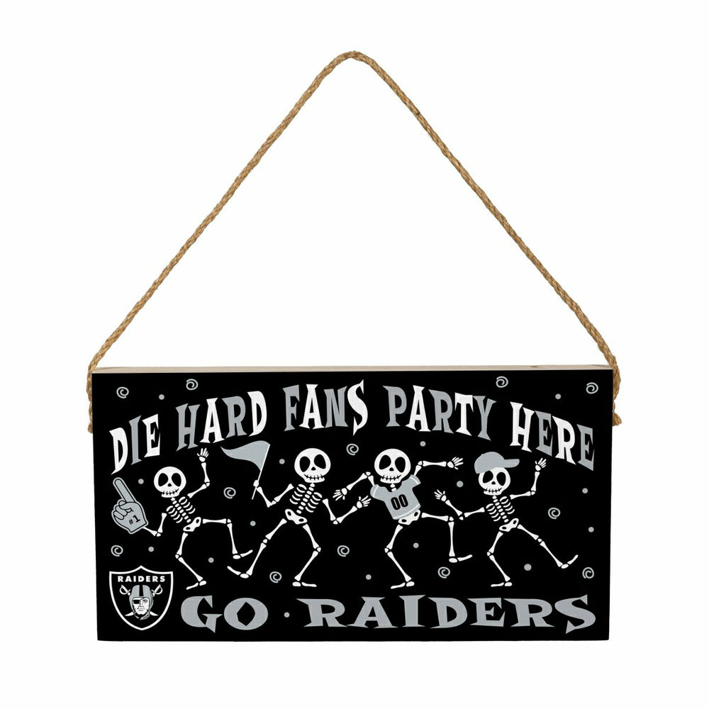 Las Vegas Raiders Halloween Wood Wall Sign, 6x11 - NFL Home