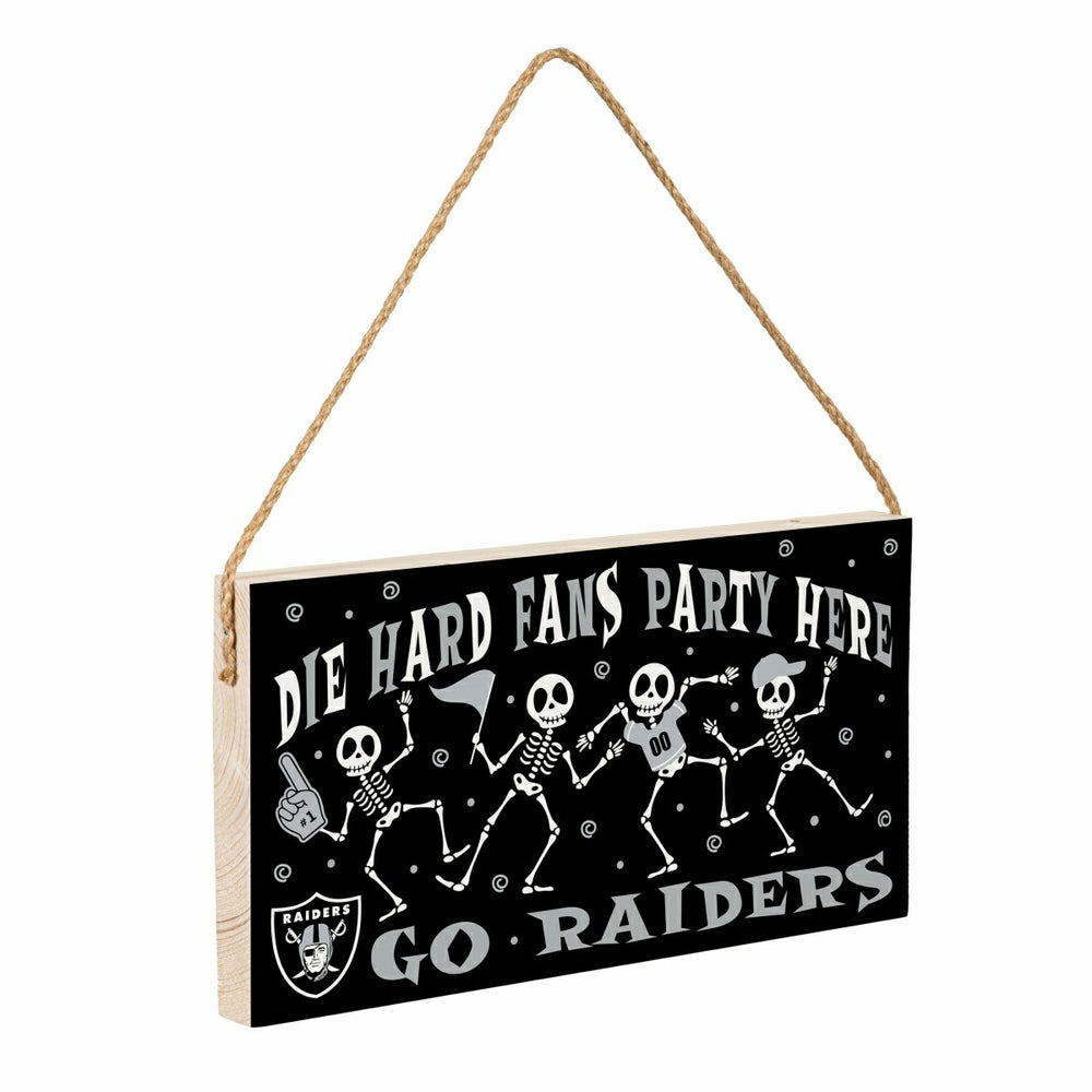 Las Vegas Raiders Halloween Wood Wall Sign, 6x11 - NFL Home