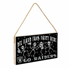 Las Vegas Raiders Halloween Wood Wall Sign, 6x11 - NFL Home
