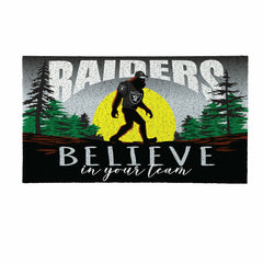 LAS VEGAS RAIDERS Bigfoot PVC Mat, 28"x16" - NFL