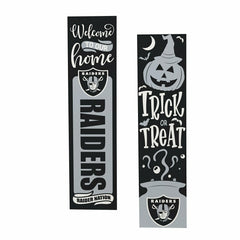 47" Double Sided Leaner, Las Vegas Raiders, Halloween - NFL Home