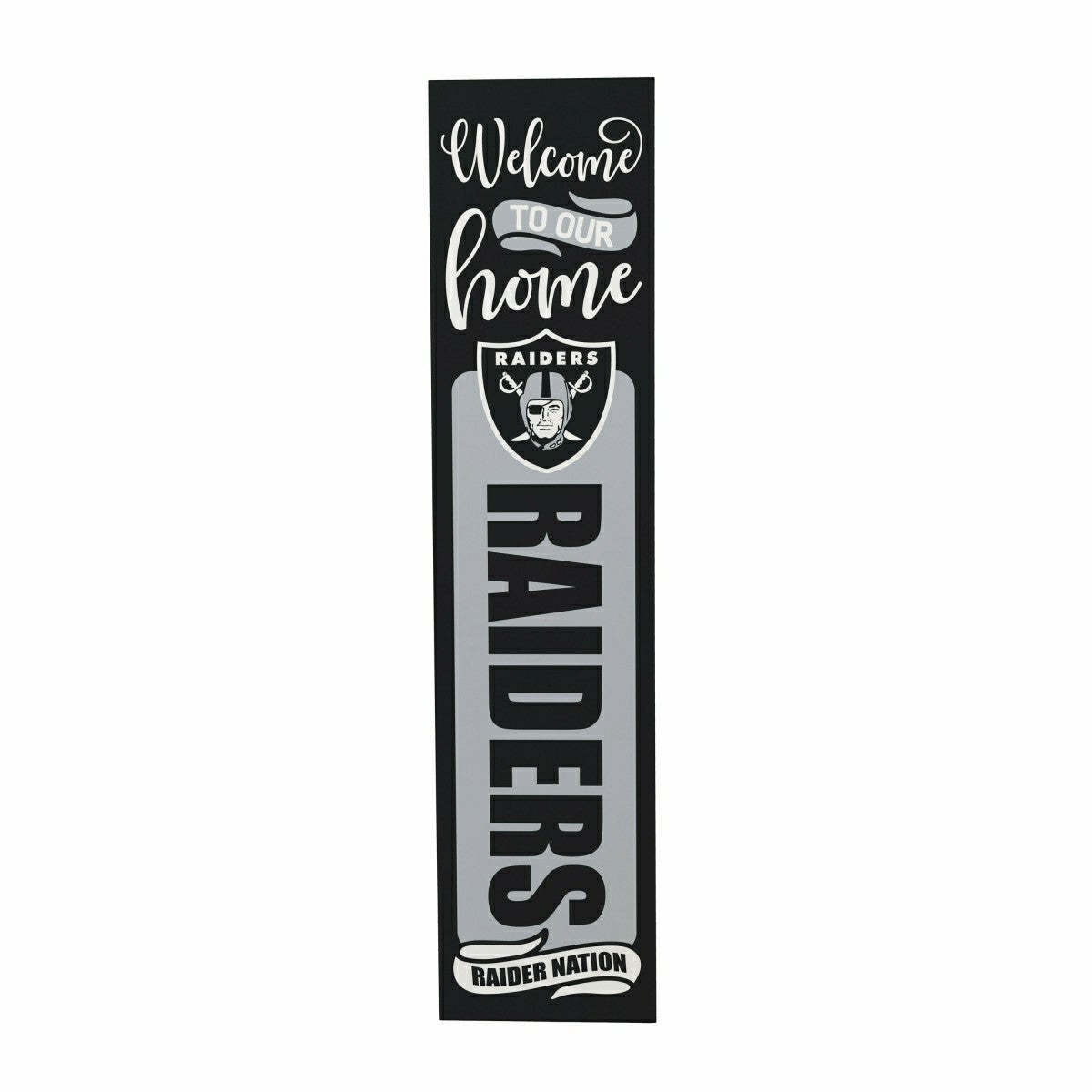 47" Double Sided Leaner, Las Vegas Raiders, Halloween - NFL Home