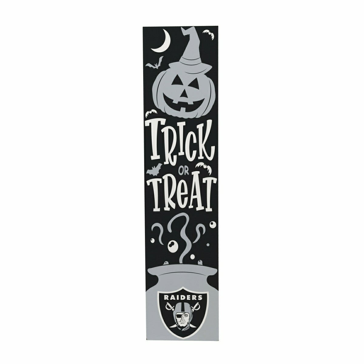 47" Double Sided Leaner, Las Vegas Raiders, Halloween - NFL Home