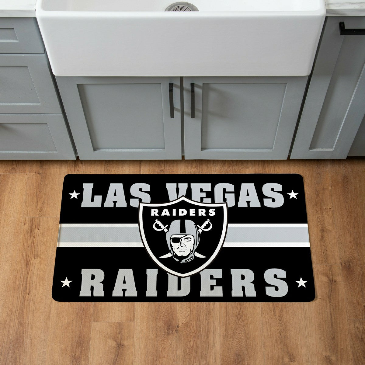 Las Vegas Raiders Anti-Fatigue Mat, 18"x30" - NFL