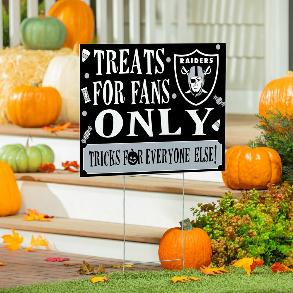 Las Vegas Raiders Yard Sign, Halloween Treats for Fans - NFL Home