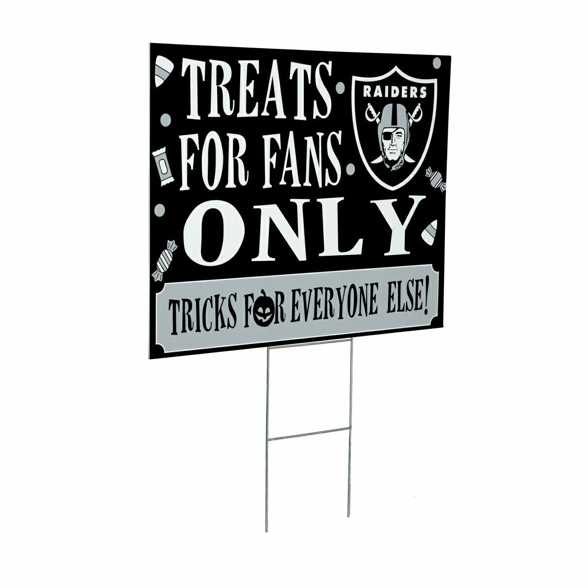 Las Vegas Raiders Yard Sign, Halloween Treats for Fans - NFL Home