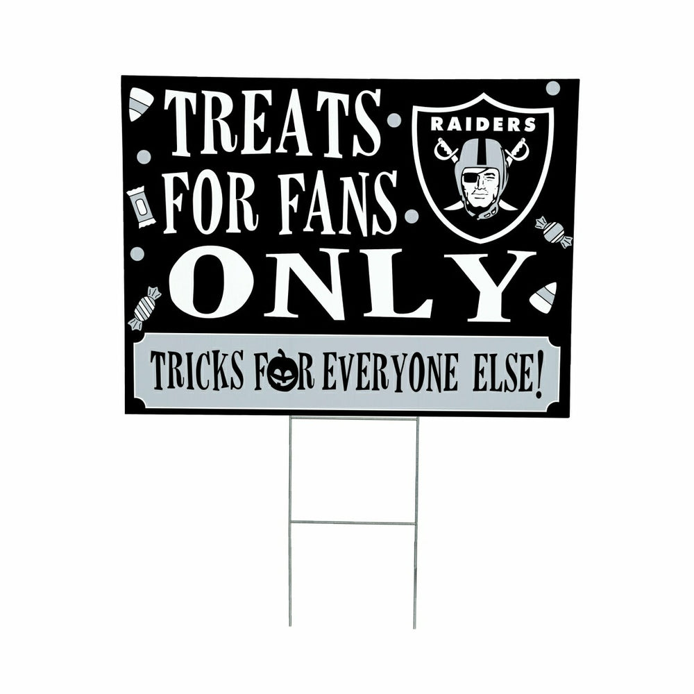 Las Vegas Raiders Yard Sign, Halloween Treats for Fans - NFL Home