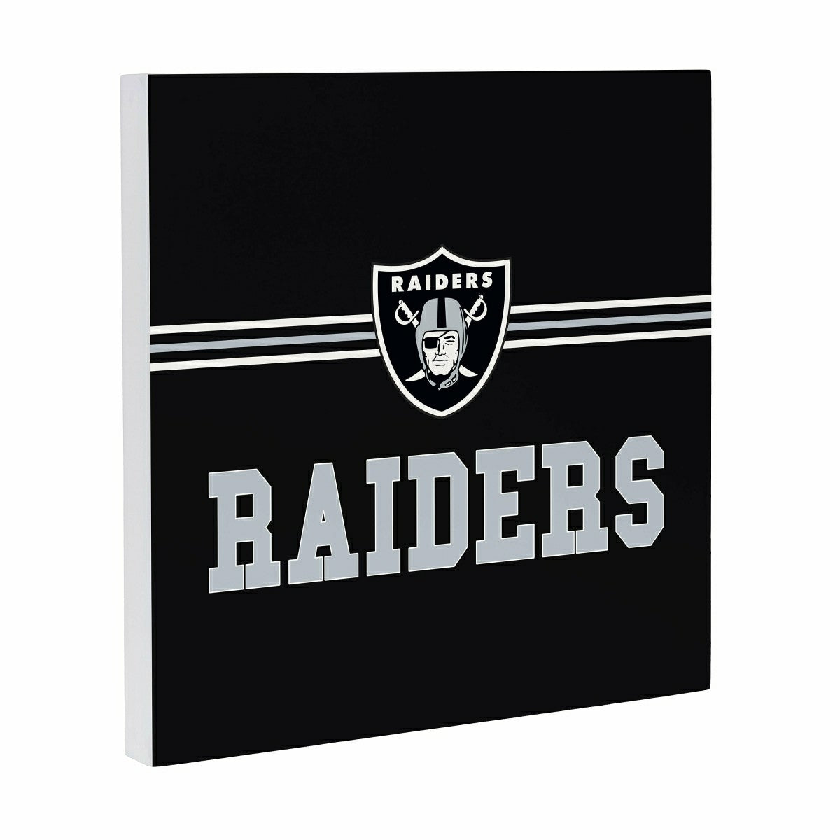 Las Vegas Raiders Wood Wall Sign, 12x12 - NFL Home