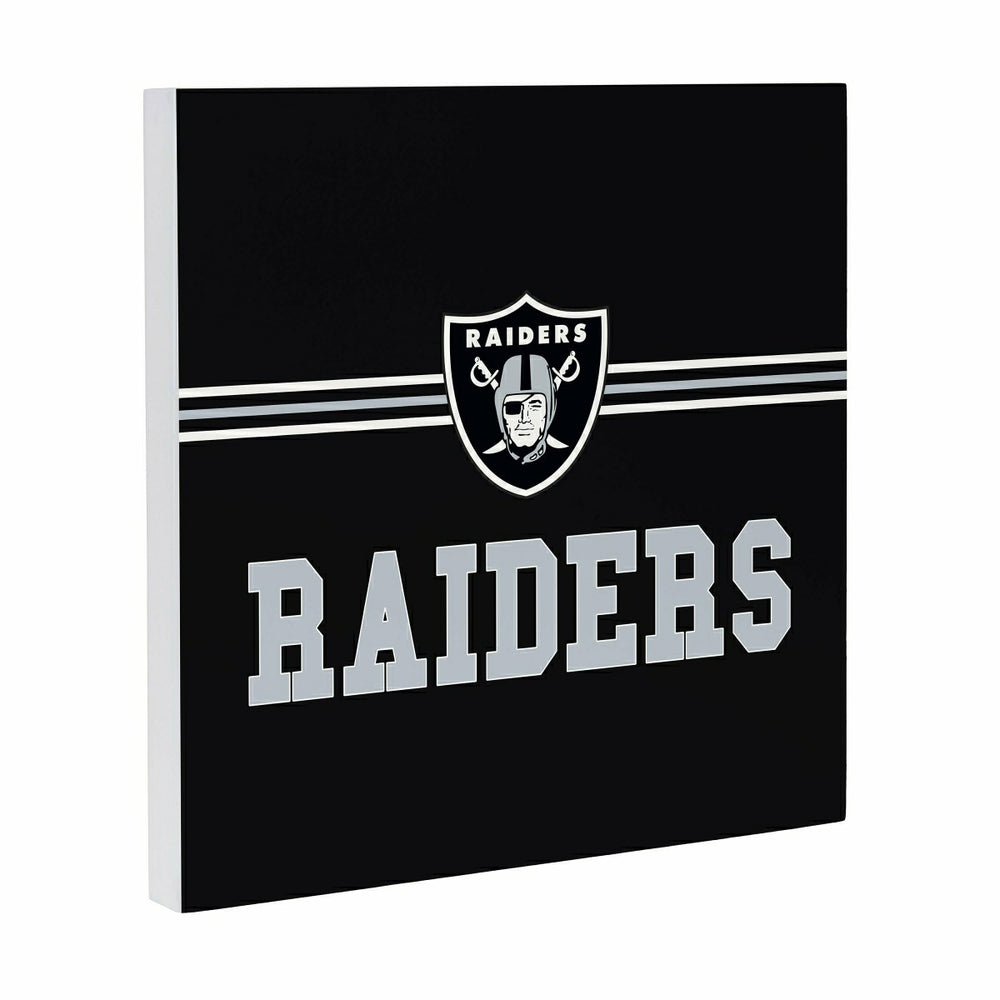 Las Vegas Raiders Wood Wall Sign, 12x12 - NFL Home