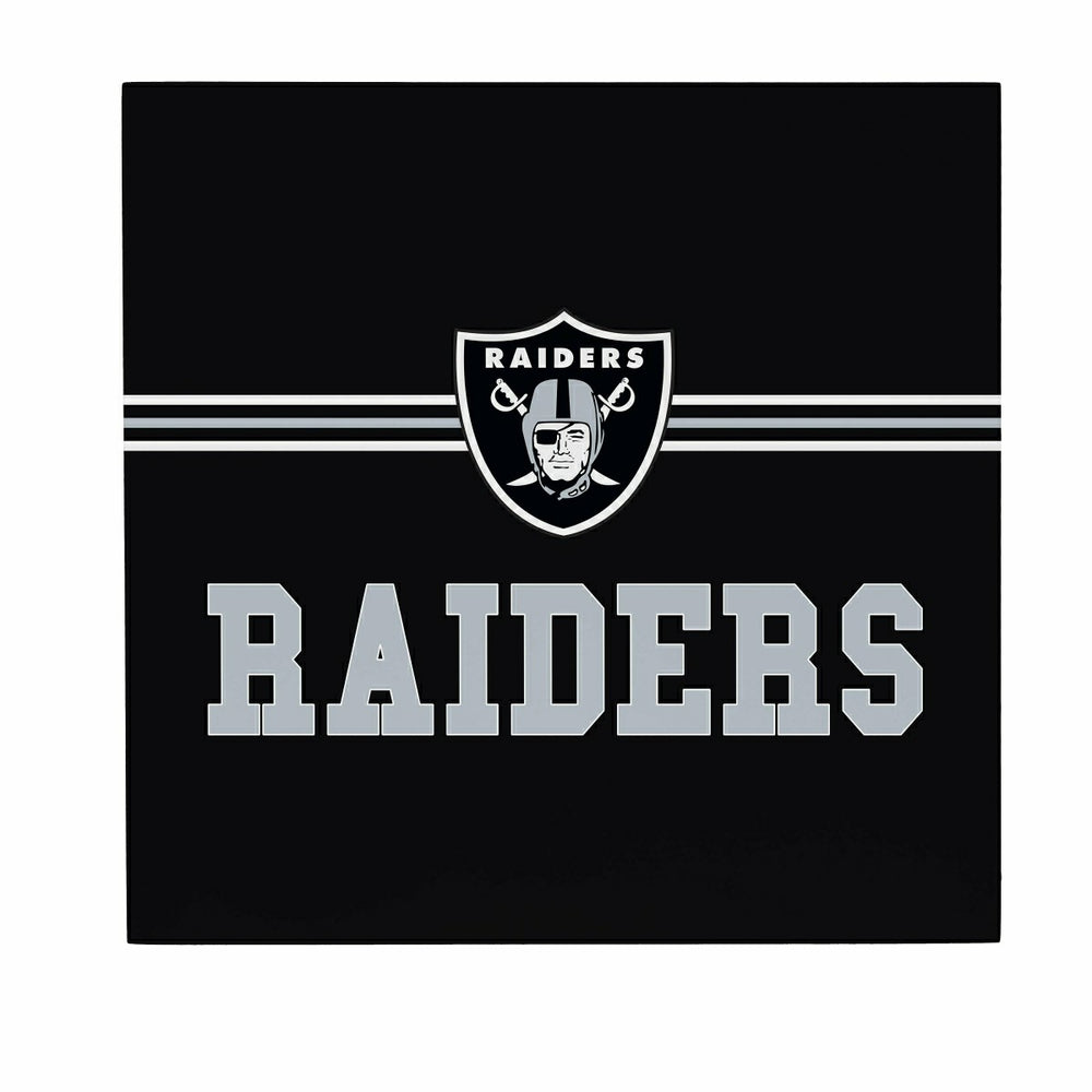 Las Vegas Raiders Wood Wall Sign, 12x12 - NFL Home