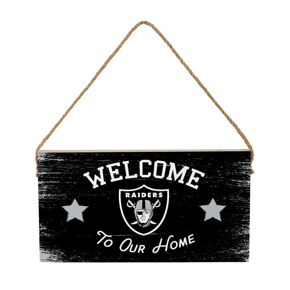 Las Vegas Raiders Wood Wall Sign, 6x11 - NFL Home