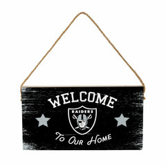 Las Vegas Raiders Wood Wall Sign, 6x11 - NFL Home