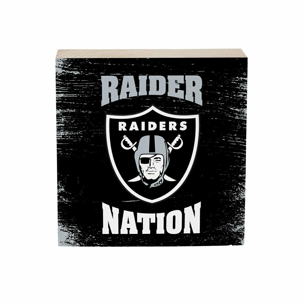 Las Vegas Raiders Plock, Down Home Fans, 6x6 - NFL Home
