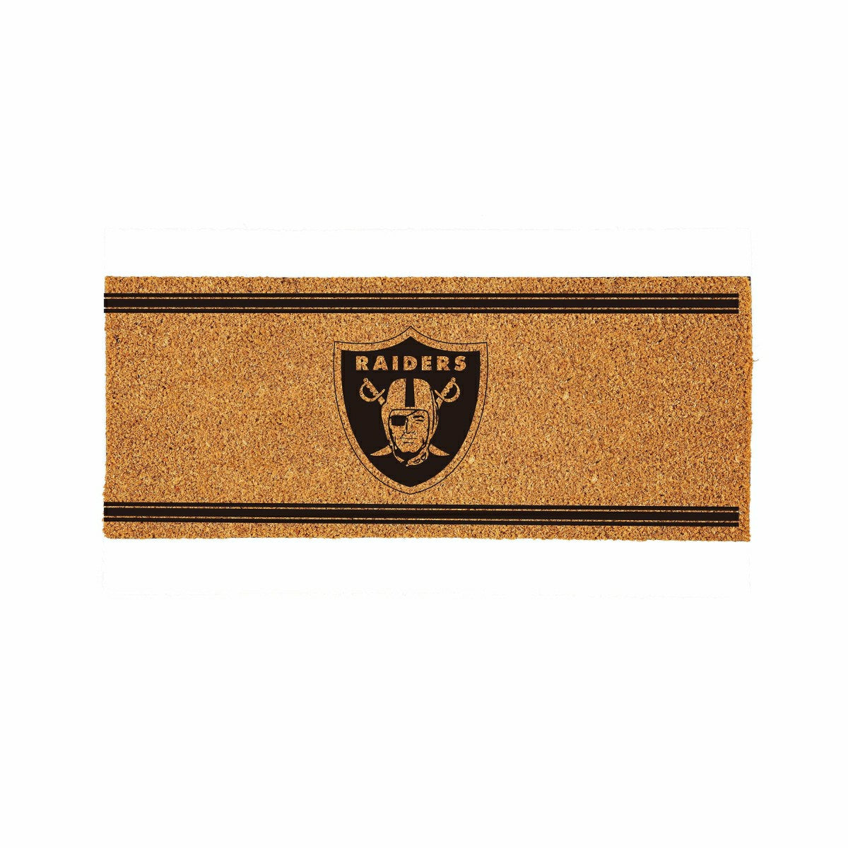 Las Vegas Raiders Extra Large One Color Coir Mat, 60"x24" - NFL