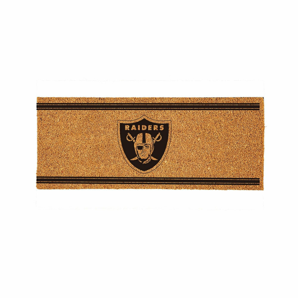 Las Vegas Raiders Extra Large One Color Coir Mat, 60"x24" - NFL