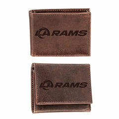 Los Angeles Rams, Bi-Fold and Tri-Fold Wallet Gift Set, Brown - NFL Home