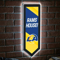 LED Wall Decor, Pennant, Los Angeles Rams - NFL Home