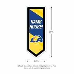 LED Wall Decor, Pennant, Los Angeles Rams - NFL Home