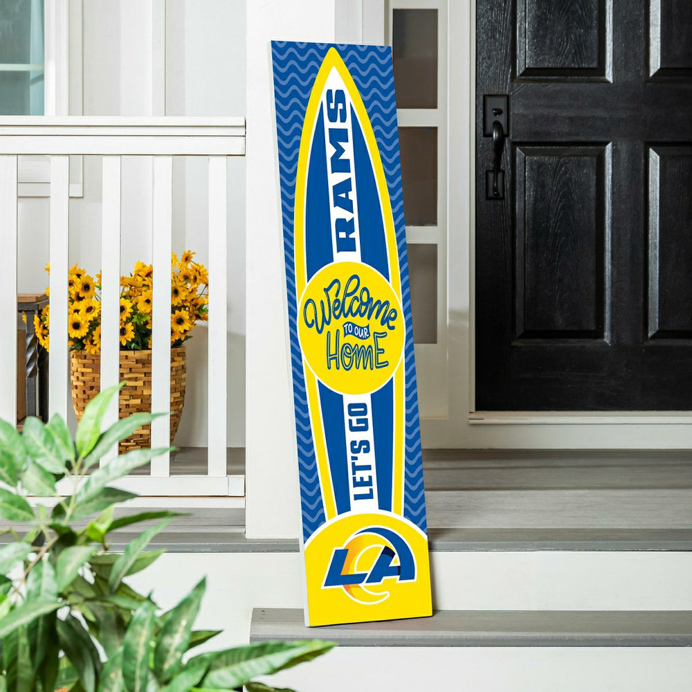 Los Angeles Rams Summer Seasonal Surfboard ECM Exclusive 47" Single Si - NFL Home