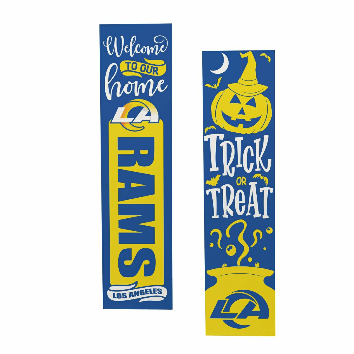 47" Double Sided Leaner, Los Angeles Rams, Halloween - NFL Home
