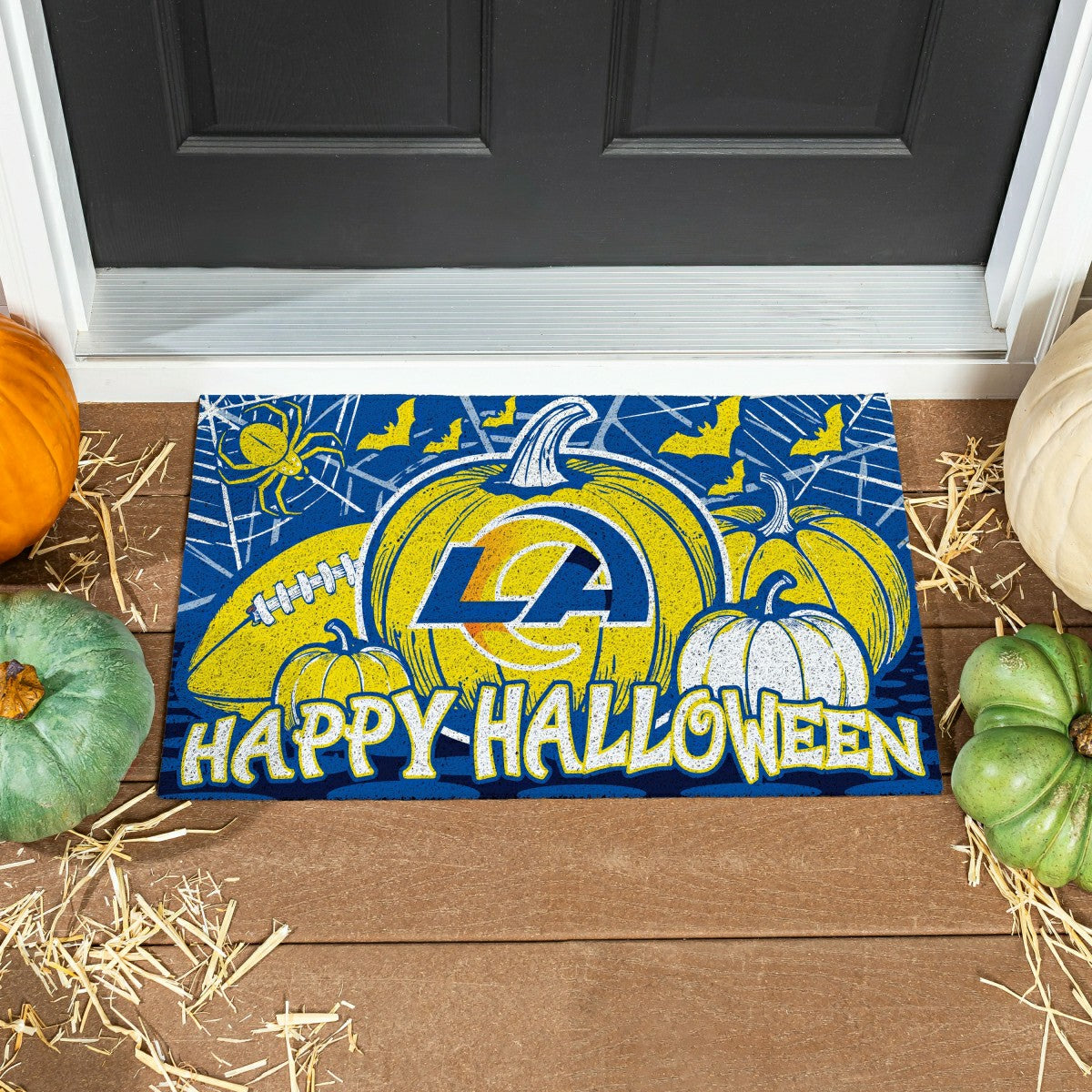 Los Angeles Rams Halloween PVC Mat, 28"x16" - NFL
