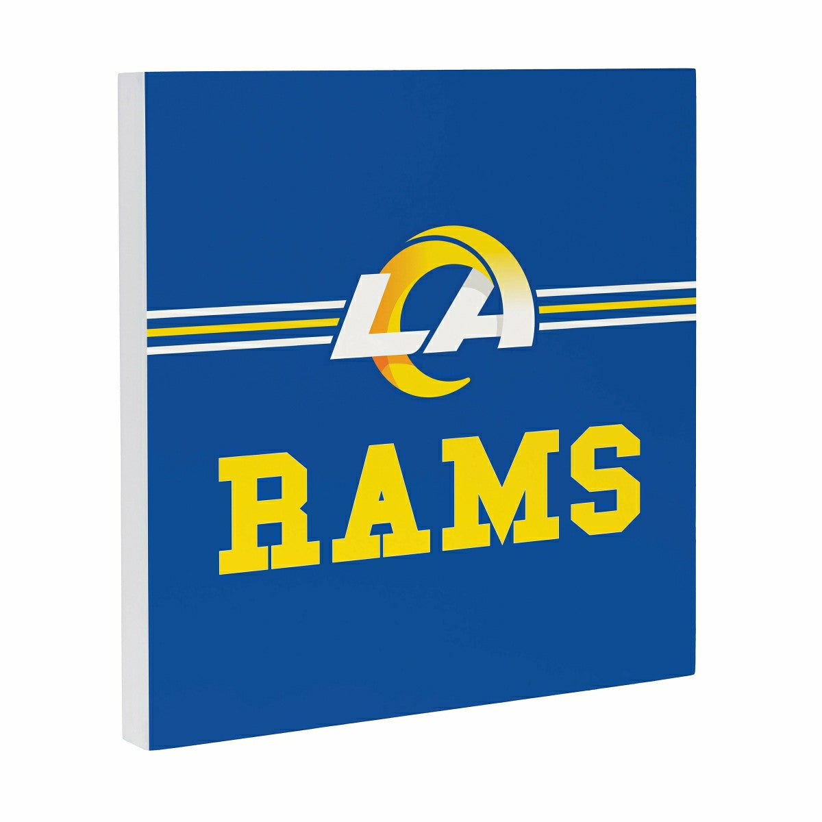 Los Angeles Rams Wood Wall Sign, 12x12 - NFL Home