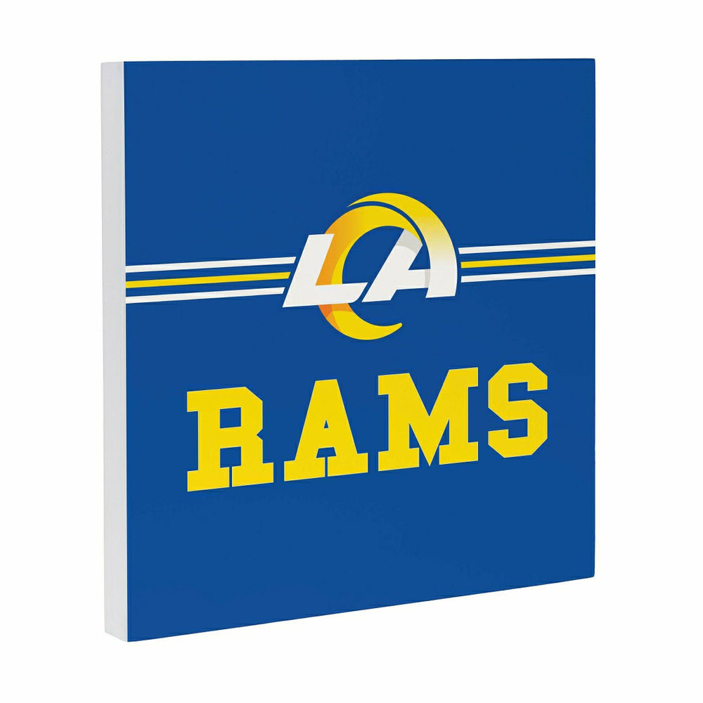 Los Angeles Rams Wood Wall Sign, 12x12 - NFL Home