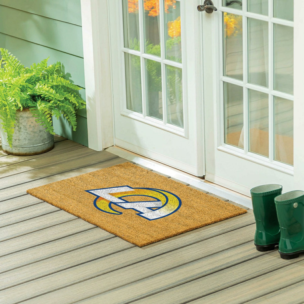 Los Angeles Rams Large Full Color Coir Mat, 36"x24" - NFL