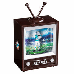 Miami Dolphins Vintage TV Water Lantern - NFL Home