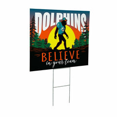 Miami Dolphins Yard Sign, Bigfoot - NFL Home