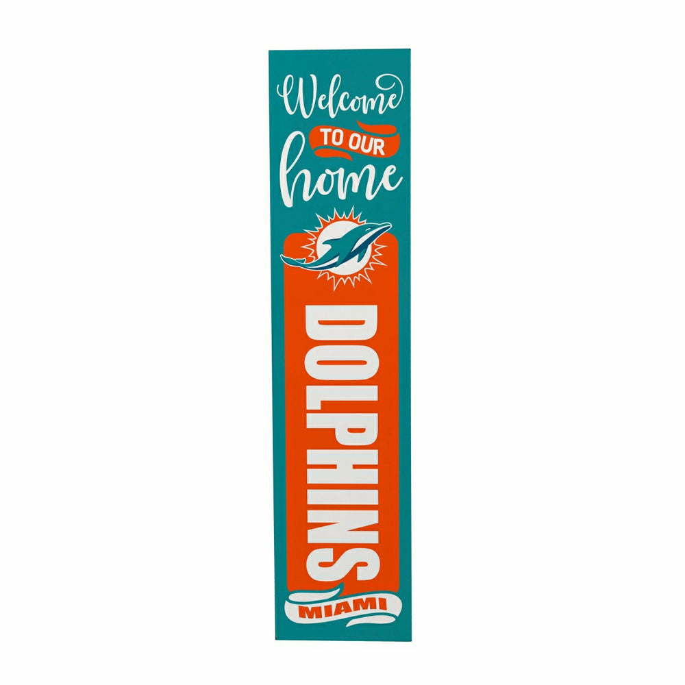 47" Double Sided Leaner, Miami Dolphins, Halloween - NFL Home