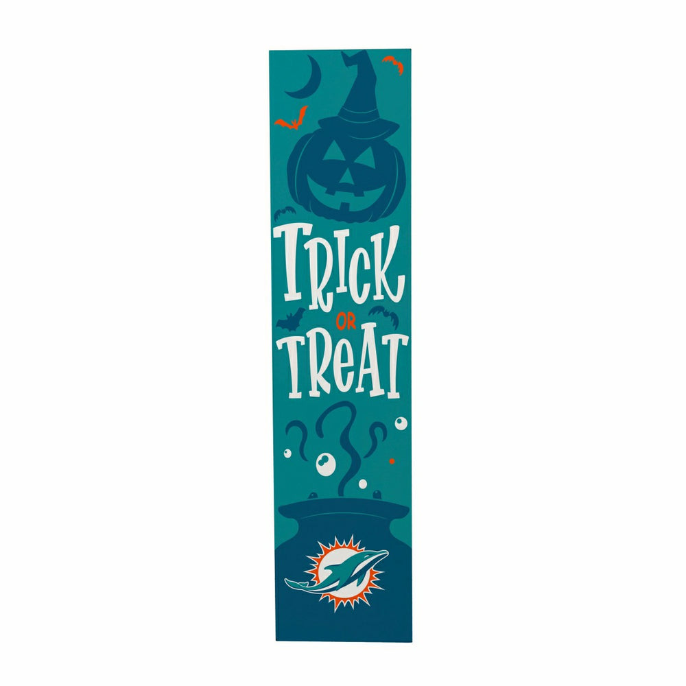 47" Double Sided Leaner, Miami Dolphins, Halloween - NFL Home