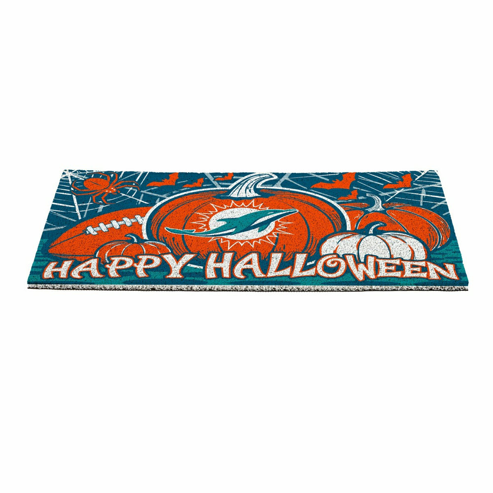 Miami Dolphins Halloween PVC Mat, 28"x16" - NFL