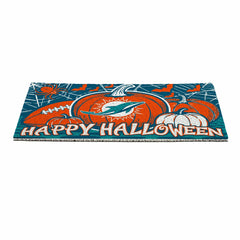 Miami Dolphins Halloween PVC Mat, 28"x16" - NFL