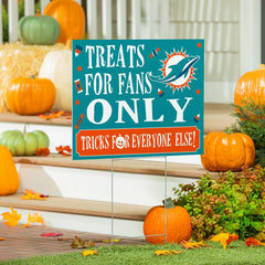 Miami Dolphins Yard Sign, Halloween Treats for Fans - NFL Home