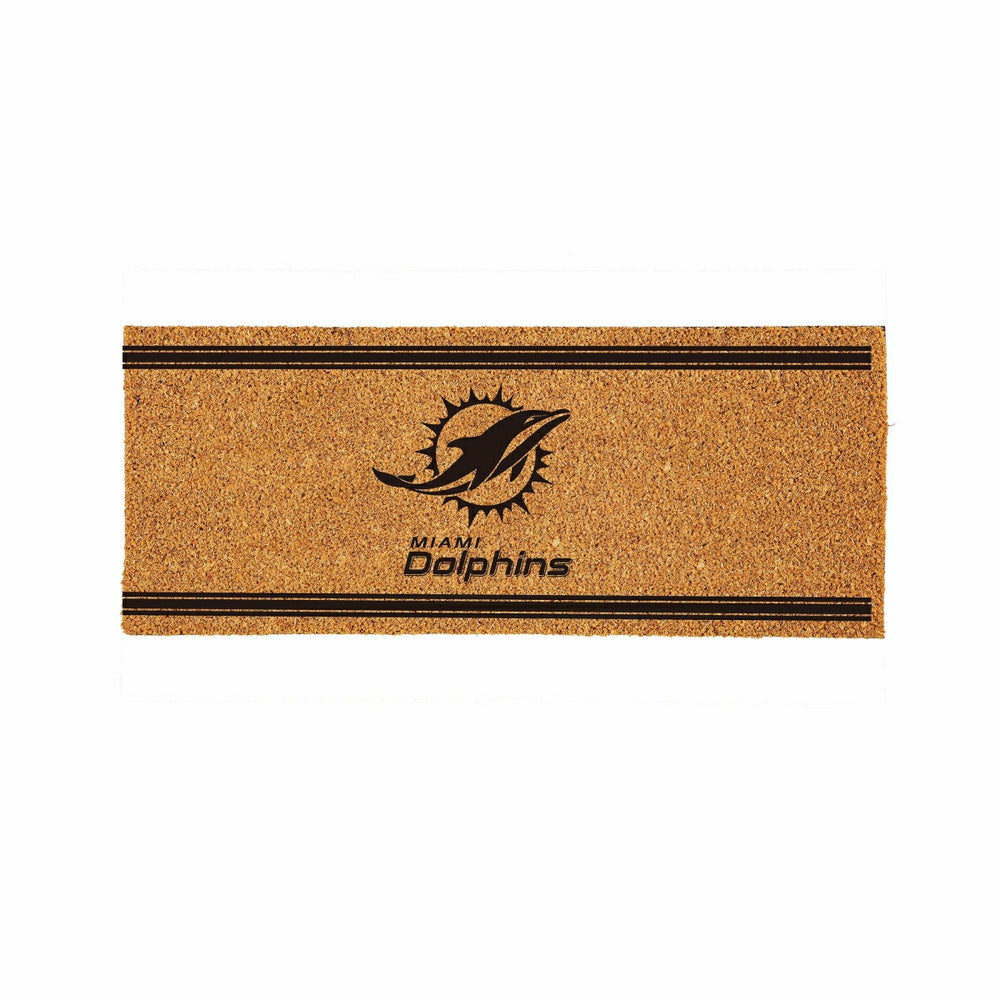 Miami Dolphins Extra Large One Color Coir Mat, 60"x24" - NFL